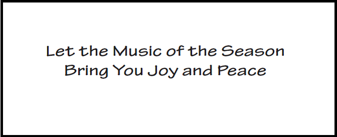1920 Sounds of the Season Inside Greeting