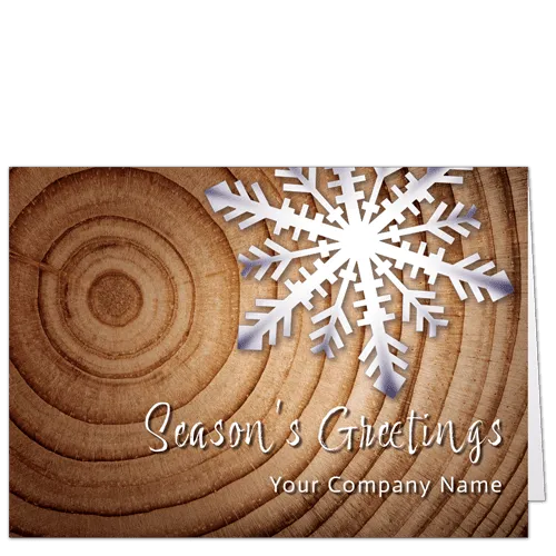 Woodworking Millwork Holiday Cards Winter Heartwood 4040