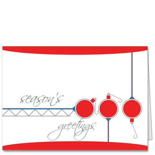 Playful Christmas Cards for Engineers Simple Span 3604