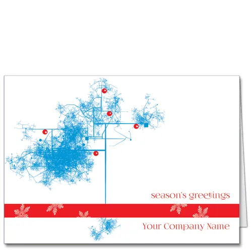 Civil Engineering Holiday Card Now You See Me 3816 An ethereally beautiful design for the modern civil engineer