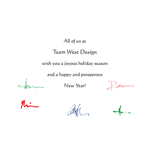 Full Color Printed Signatures & Verse