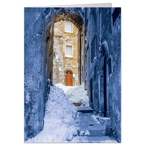 Classic Christmas Cards Medieval Alley 4081