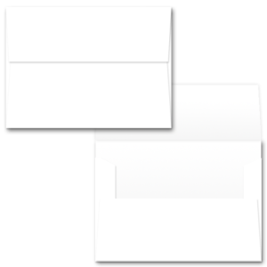 Classic White Greeting Card Envelopes