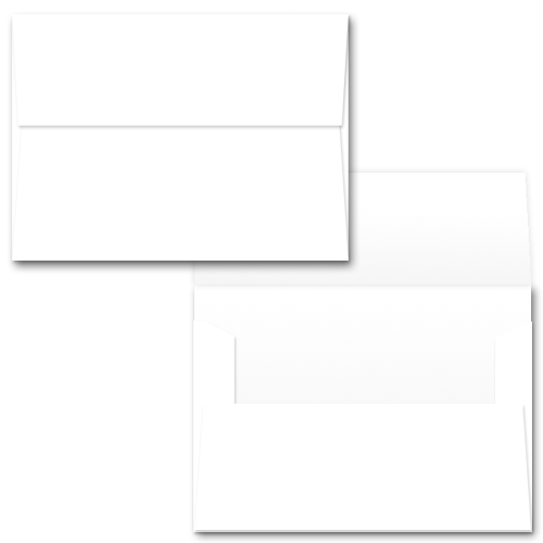 Classic White Greeting Card Envelopes