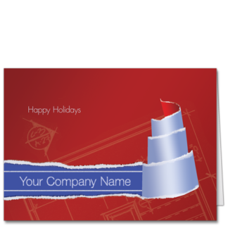 Jolly Red Engineering Christmas Cards Revealing Plans 3217