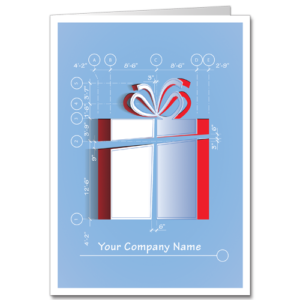 Architecture Holiday Cards Building Your Gift 3414 Customizable Greeting for the Construction or Architecture Professional