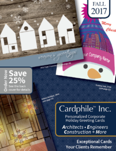 Cardphile Fall Holiday Card Catalog Cover 2017