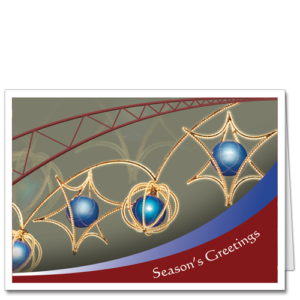 Engineers' Christmas Cards Ornamental Structure 2641