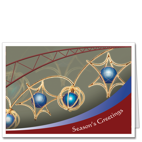 Engineers' Christmas Cards Ornamental Structure 2641