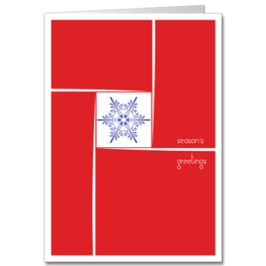 Corporate holiday cards: No Flurry 2904