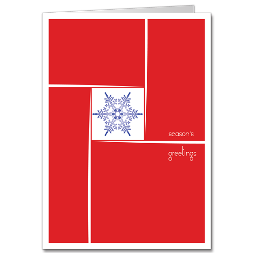Corporate holiday cards: No Flurry 2904