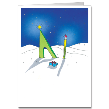 Architecture Holiday Cards Triangle Pencil 9201