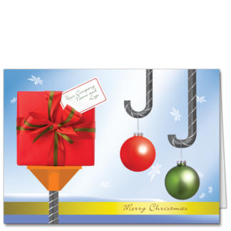 Construction Logo Christmas Cards Reinforcing the Season 3110