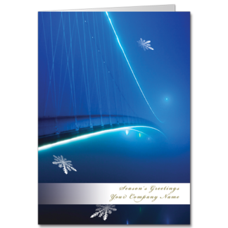 Corporate Christmas Cards Peaceful Bridge 3129