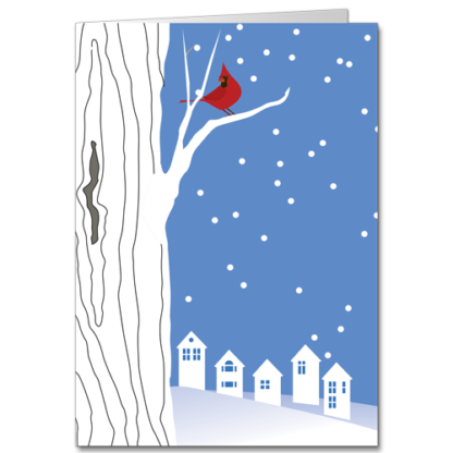 Neighborhood Construction Christmas Cards Holiday in the Woods 3523
