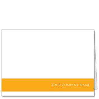 Custom Note Card Simple Gold 2797