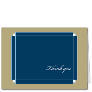 Ms Traditional Thank You Card 3185