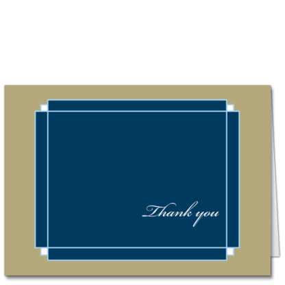 Ms Traditional Thank You Card 3185
