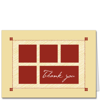 Mr Traditional Thank You Card 3186