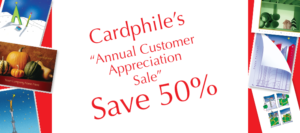 Cardphile Annual Valentine Sale 2016