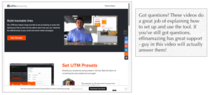 utm creator setup videos and support