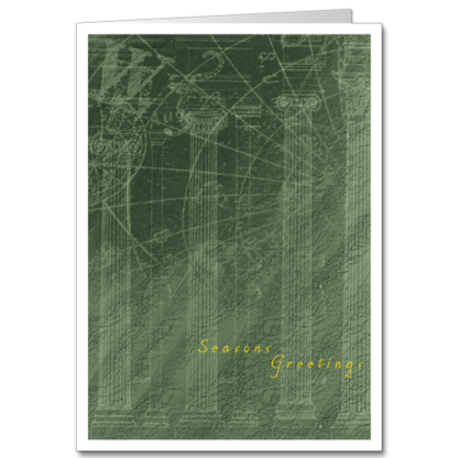Classical Architecture Holiday Card Global Colonnade 2213
