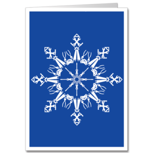 Symmetry Construction Christmas Cards Tool Snowflake 2250