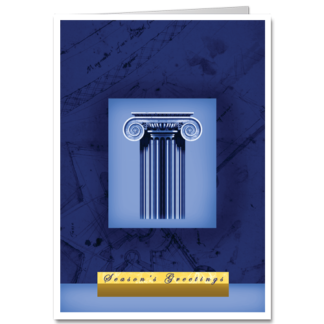 Classical Architecture Christmas Cards Ionic Lines 2415