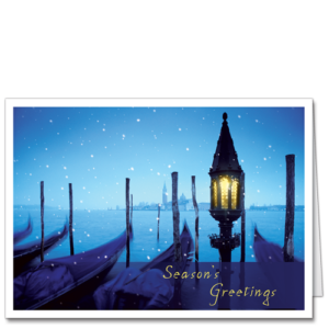 Lamplight Business Christmas Card Renaissance Eve 2606