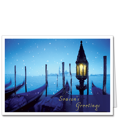 Lamplight Business Christmas Card Renaissance Eve 2606