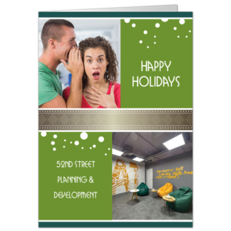 Photo Christmas Cards Bubbles Up 3677