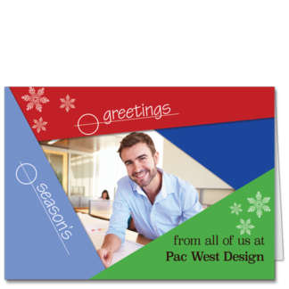 Architectural Christmas Card Photo Card 3689
