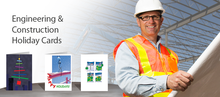 Construction Christmas cards image and link to category