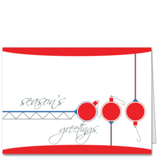Playful Christmas Cards for Engineers Simple Span 3604