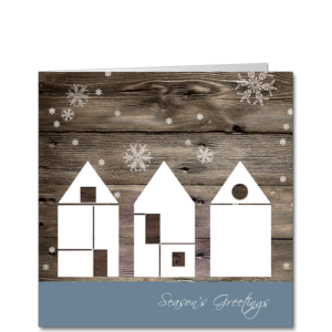 Construction Christmas Cards Type 5 Construction Winter Square SQU3623