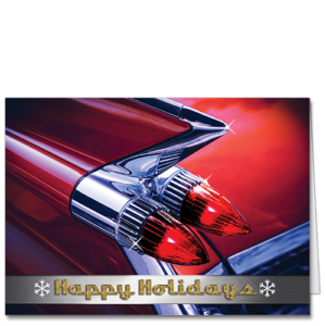 Nostalgic Personalized Christmas Cards: Cruising Through the Holidays 3740