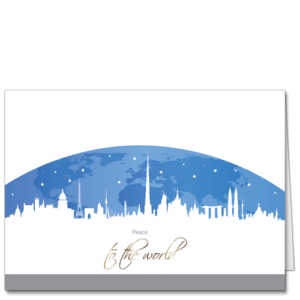 Corporate Holiday Cards: Peace to the World 3757