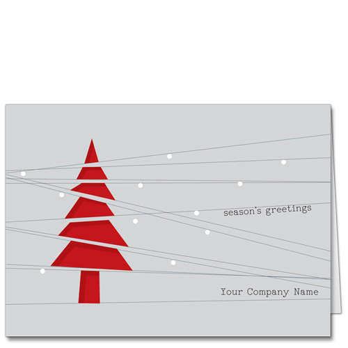 Business Christmas Cards Modern Style Cardphile