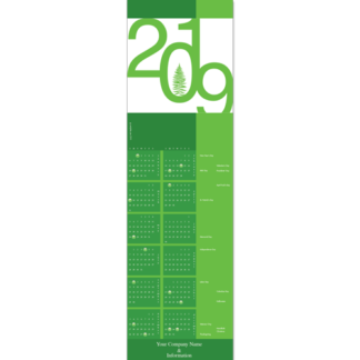 Show your support for a NewGreenDeal with this great business calendar card