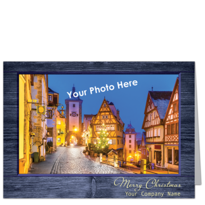 Holiday Photo Cards Wood Frame Blue 3973 A fabulous frame for your favorite photo.