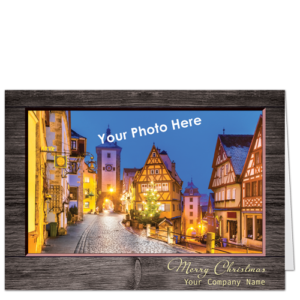 Holiday Photo Cards Aged Barn Wood Frame 3974 Customize this holiday card with your precious photograph