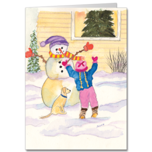 Snowman with Dog DPK1975 Package