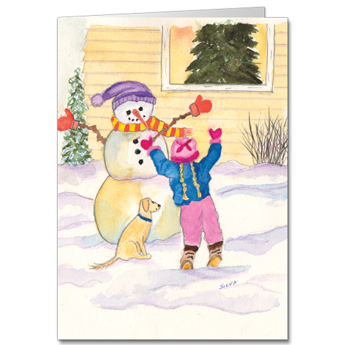Snowman with Dog DPK1975 Package