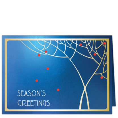 Art Deco Corporate Holiday Cards 3901