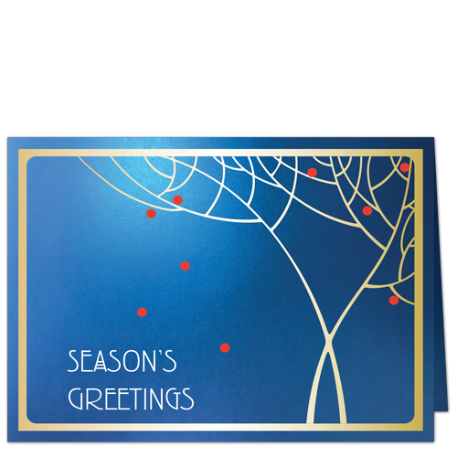 Art Deco Corporate Holiday Cards 3901