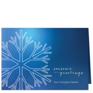 Structural Crystals 3903: a true blue financial Christmas card.