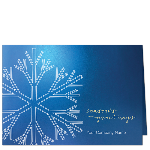 Structural Crystals 3903: a true blue financial Christmas card.