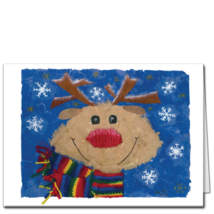 Smiling Reindeer Charity Holiday Card Package DPK1940