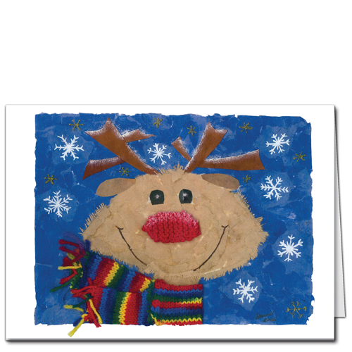 Smiling Reindeer Charity Holiday Card Package DPK1940