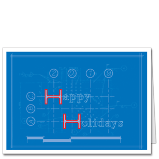 Engineering Plans Christmas Cards Happy Planning 2316